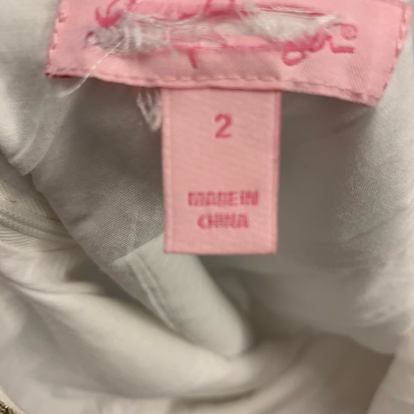 White and gold Lilly Pulitzer Janice size 2 - Picture 2 of 6